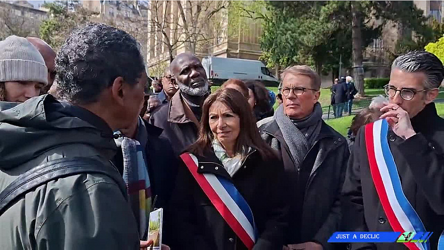 TVLOCALE Paris - Anne Hidalgo aux jardins du Trocadéro